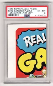 1976 / 1977 Topps Wacky Packages RARE 16th Series Puzzle * Top Left * PSA 6 - Picture 1 of 2