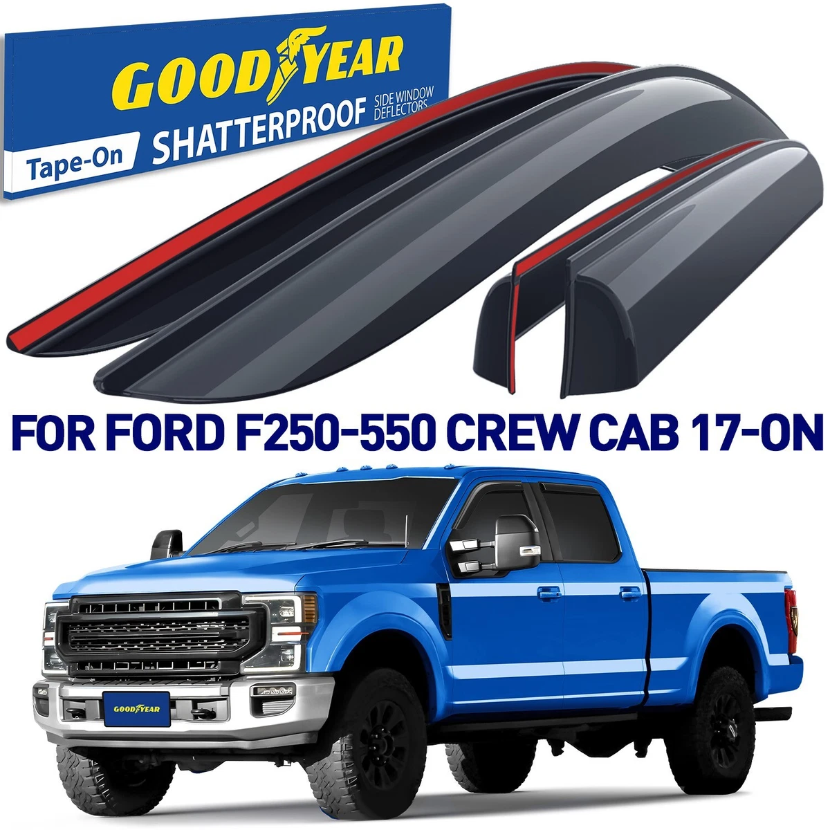 Compare Price: F250 Rain Guards In Channel - On - Foto 7