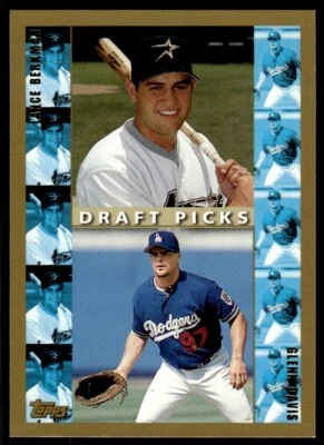 1998 Topps Baseball Card Lance Berkman/Glenn Davis p Houston Astros/Los Angeles - Image 1 of 2