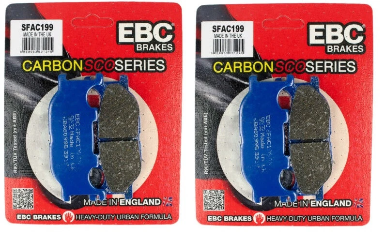 COPPIE/PASTIGLIE FRENO YAMAHA XP 500 T-MAX 2004/2007 ANTERIORI EBC SFAC199 N2 - Immagine 1 di 4