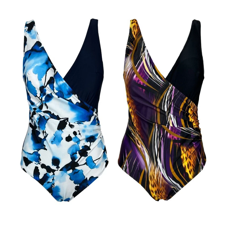 LINEA SPRINT costume donna intero unito/fantasia 2126 MADE IN ITALY - Imagen 1 de 1