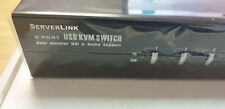 ServerLink 8 Port DVI KVM Switch -DVI/USB w/Audio Supports SL-802-D
