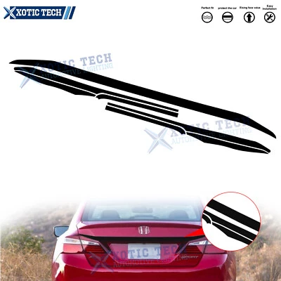 Хромированная накладка на багажник седана Honda Accord 2016-17 годов выпуска удаление затемнения матовая черная - Изображение 1 из 4