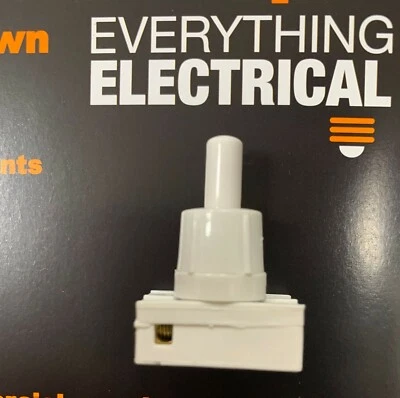MINI MINIATURE 2A 2 AMP ON OFF MAINS 240V PUSH BUTTON PRESS SWITCH LAMP LIGHT - Image 1 of 4