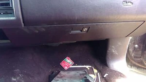 1993 Cadillac Fleetwood Glove Box Assembly Complete Door With Latch Oem Maroon - Picture 1 of 8