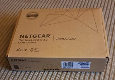 Netgear CM400 340Mbps DOCSIS 3.0 Cable Modem CM400AZNA For Most Cable Providers - Image 1 of 2