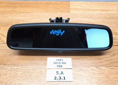 ✅ Espejo retrovisor atenuación automática OEM BMW M6 F06 F13 F01 F15 X5 EC LED GTO Foto 1 de 4