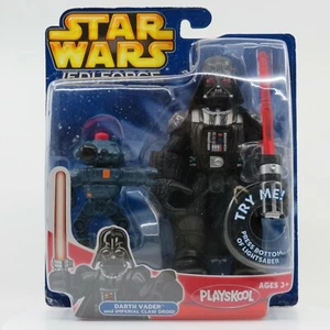 Star Wars Darth Vader with Imperial Claw Droid Jedi Force 2005 Playskool - worn - Picture 1 of 2