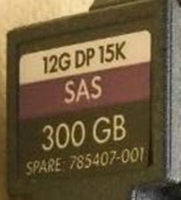 20PCS 785099-B21 HP 300GB 15K RPM 12G SFF 2.5 disk shelf head label - Image 1 of 2