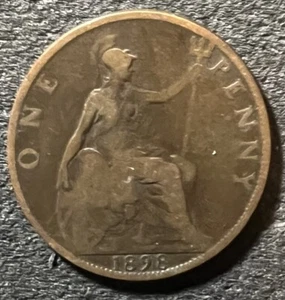 REINO UNIDO 1898 UN CENTAVO EN MUY BUEN ESTADO - Imagen 1 de 2