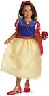 Snow White Disney Princess Cute Dress Up Girls Halloween Deluxe Child Costume
