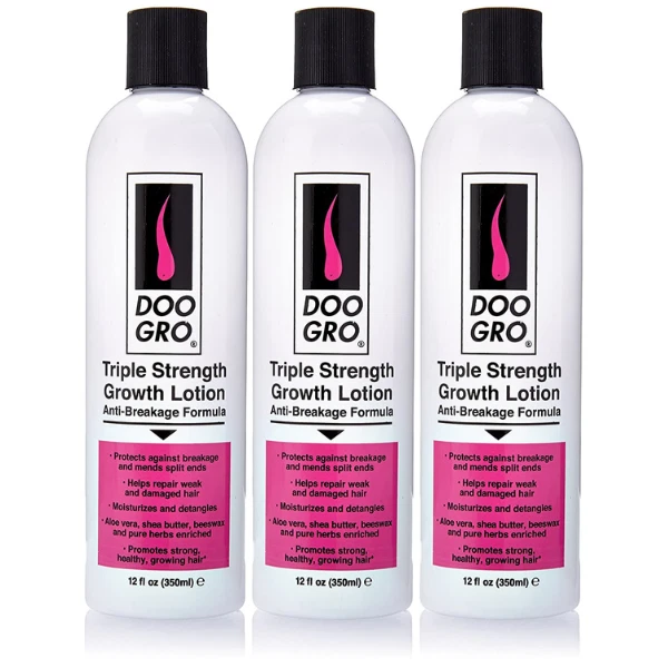 DOO GRO Triple Strength Growth Lotion 12oz  helps stop breakage -3 PACK - Image 1 of 1