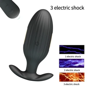 Prostate Stimulator Male Vagina Anal Butt Plug Dilator Stimulator Vibrating - Picture 1 of 24