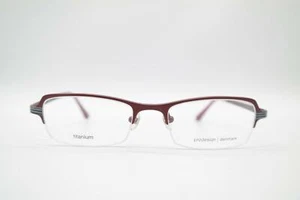 Pro Design Denmak 1353 Titanium Kupfer Grau Weiß Halbrand Brille eyeglasses Neu - Picture 1 of 6