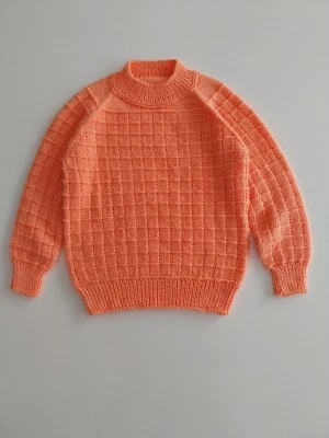 Handgestrickter Kinder Pullover. - Bild 1 von 2