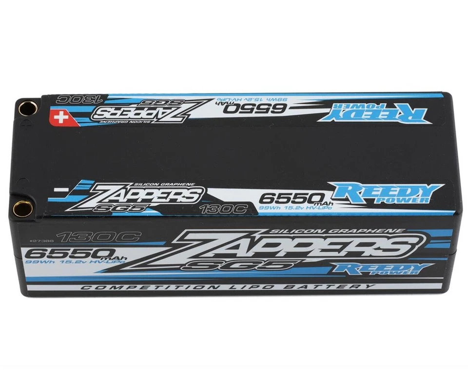 Reedy ASC27388 Zappers HV SG5 130C LiPo Battery (15.2V/6550mAh) w/5mm Bullets As - Image 1 of 1