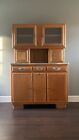 vintage RARE french Deco Dresser Beech Wood with baguette drawer.