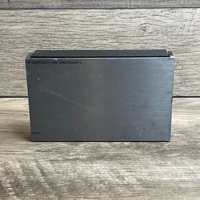 LaCie Porsche Design AR35U3 USB 3.0 Portable Desktop External Hard Drive - Gray - Image 1 of 4