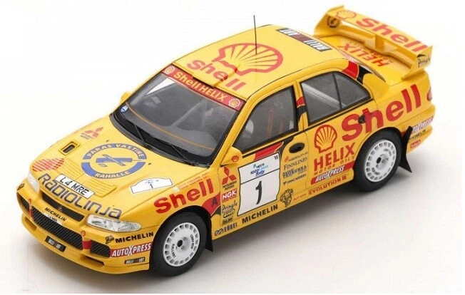 Modelo Spark Mitsubishi Lancer Evolution Rally Finla 1:43 S6502 Foto 1 de 1