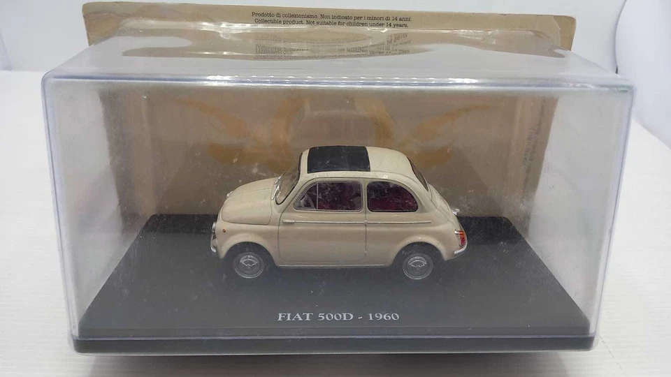 ATL18B Atlas Fiat 500 D 1960 1/24, teca con crepa - Immagine 1 di 1