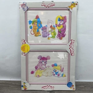 Vntg 1980s Framed Print ABC Popples Pink Pretty Bit Party NOS New Original Box - Picture 1 of 6