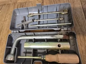 Vtg 1960's Fiat Complete Toolbox In Plastic Box - Picture 1 of 7