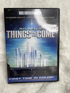Things to Come DVD, 2008 Raymond Massey Includes Restored Black & White Version - Picture 1 of 3