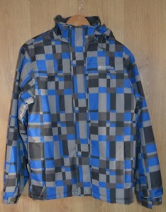 MOUNTAIN WAREHOUSE Blue Grey Hooded Snow Coat Jacket - Extra Small 34" - Picture 1 of 9