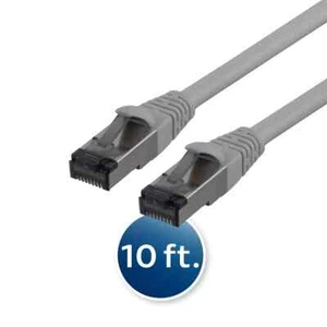 Philips 10' Cat8 Ethernet Cable - Gray - Picture 1 of 6