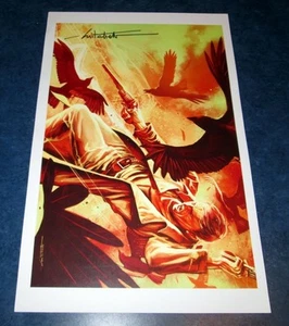 signed DARK TOWER fall of gilead print litho #3 variant MITCH BREITWEISTER 11x17 - Picture 1 of 1