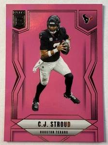 Panini C.J. Stroud No. 53 Pink 2025 Donruss Elite Football Card - Texans NFL - Picture 1 of 3