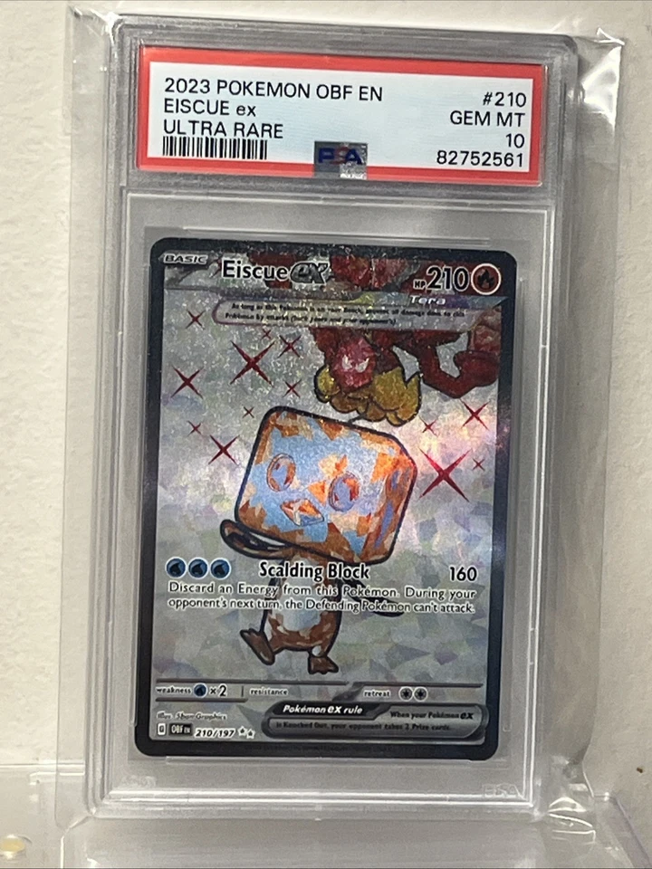 Eiscue EX 210/197 Ultra Rare PSA 10 Gem Mint Obsidian Flames Pokemon 2023 - Image 1 of 1