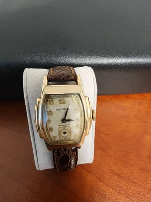 Relógio tanque Benrus Art Deco 26mm estojo 21J para peças ou reparos  - Imagem 1 de 4