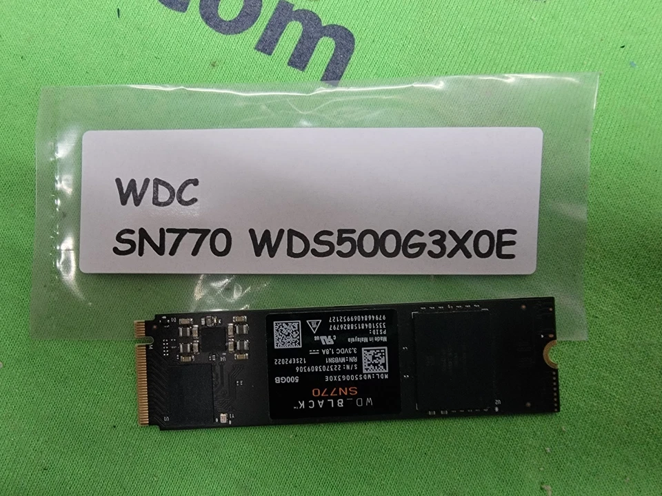 Western Digital WD Black SN770 500 GB,Internal,M.2 2280 - WDS500G3X0E SSD - Image 1 of 1