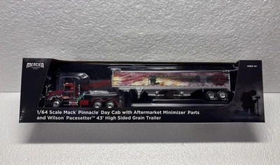 DCP Mercier 1/64 Mack Pinnacle Day Cab Wilson Pacesetter Grain Trailer 60-1114 - Image 1 of 4