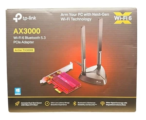 TP-Link WiFi 6 AX3000 PCIe WiFi Card+Bluetooth (Archer TX3000E) NEW Open Box - Picture 1 of 5