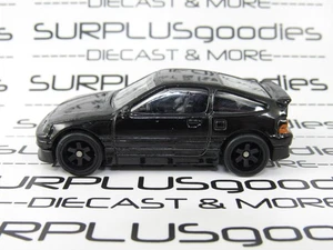 Hot Wheels LOOSE Black 1988 '88 HONDA CRX CR-X Custom Swap w/Real Riders - Picture 1 of 9