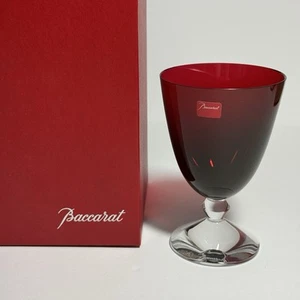 Baccarat Vega kleines Glas Rubin Bleikristall Frankreich Wein Neu - Bild 1 von 13