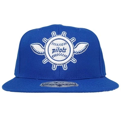 Seattle Pilots Mitchell & Ness MLB Ajustada 7 3/4 Liberty Fit Gorra Gorra Azul Nueva con Etiquetas Foto 1 de 4
