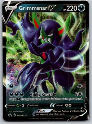 Grimmsnarl V - SWSH057 SWSH: Sword & Shield Promo Cards NM - Image 1 of 2