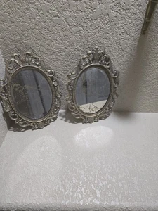 Impresionante par de espejos retrovisores vintage de latón 9 3/4 X 7  - Imagen 1 de 8