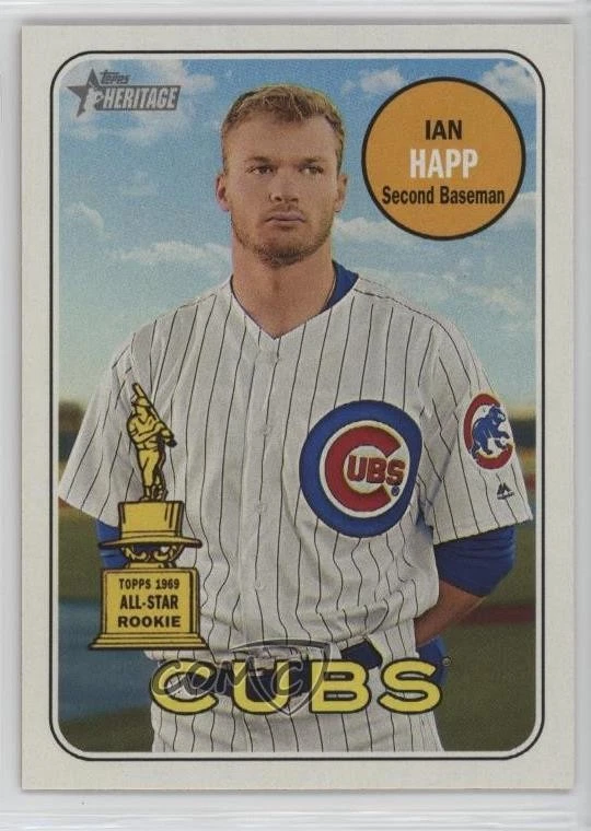 2018 Topps Heritage Rookie Cup Year Error Variation SP Ian Happ #63 - Image 1 of 2