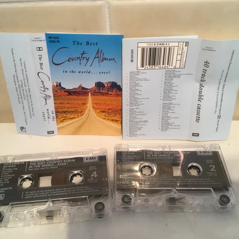 The Best Country Album In The World Ever! 2 X  Cassettes 1994 - Image 1 of 1