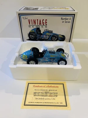 Mario Andretti autographed #83 Gapco Special USAC Sprint Car 1/18 GMP Diecast - Image 1 of 4