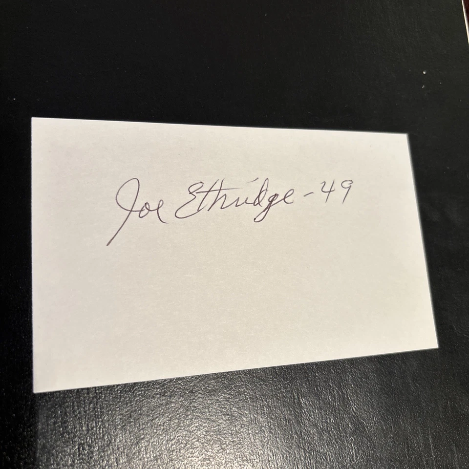 Joe Ethridge (SMU - T) 1949 Green Bay Packers, died in 2007 - Image 1 of 1