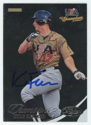 2013 Panini USA Champions Kyle Farmer Auto #132 Card Signed - Image 1 of 2