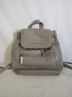 Bolso Bandolera MICHAEL KORS Gris Riley Pequeño con Solapa Cordón Cuero Guijarro Foto 1 de 4