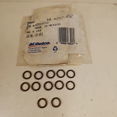 Lot Of 12 GM OEM Fuel Injection Fuel Rail O-Ring Kit for Bonneville Express 2500 - Image 1 of 3