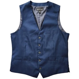 INC International Concepts men's vest slim fit blue size S - Picture 1 of 8
