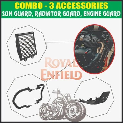 Genuine Royal Enfield Interceptor/GT/Bear-650 "3 Pcs Accessories Combo Pack'' Foto 1 de 4